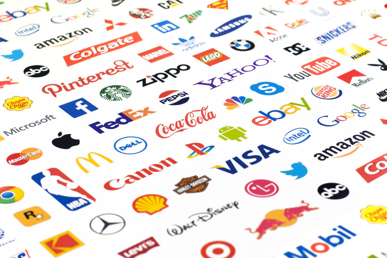 Logotype collection of well-known world brand’s.